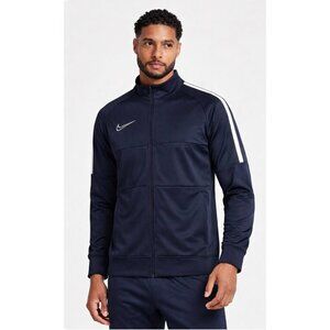 NWT Nike Men's Dri-FIT Academy 19 Full Zip Jacket Navy White Stripe Size XL